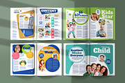 Kids Magazine Template InDesign, a Magazine Template by Designsoul14 (Thumbnail 3 of 8)