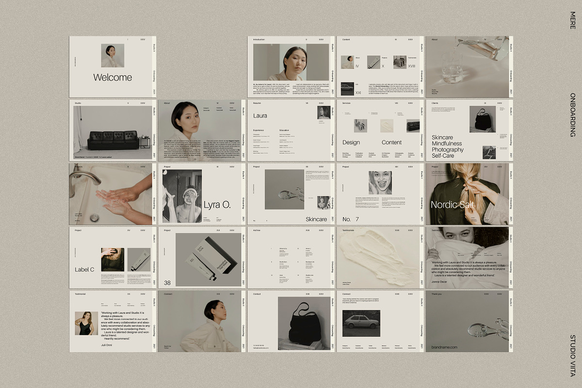 Brand Onboarding Template | InDesign, a Presentation Template by Studio Viita (Photo 11 of 14)