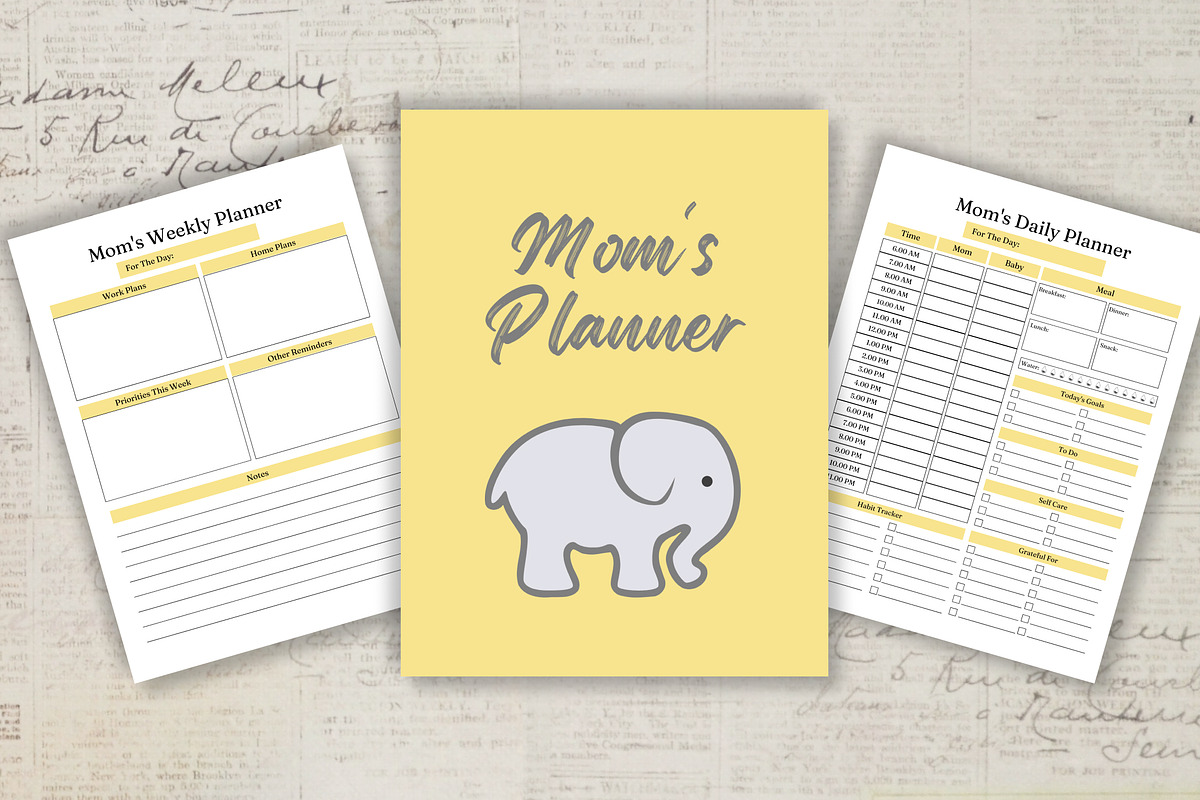 Printable Mom’s Planner, a Stationery Template by Design House (Photo 3 of 8)