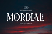 Mordial - Modern Serif Font, a Serif Font by Rillatype (Thumbnail 1 of 12)