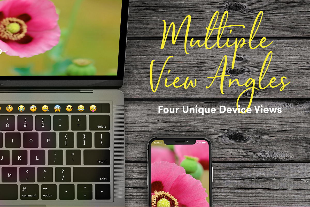 MacBook Pro/ iPhone XS Design Mockup, a Mac Mockup by illustrated (Photo 5 of 9)