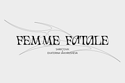 SK Femme Fatale — Decorative Serif, a Serif Font by Shriftovik Type Foundry (Thumbnail 1 of 13)