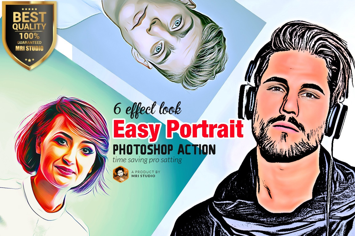 Easy Portrait, an Action Add-On by MRI STUDIO (Photo 1 of 13)