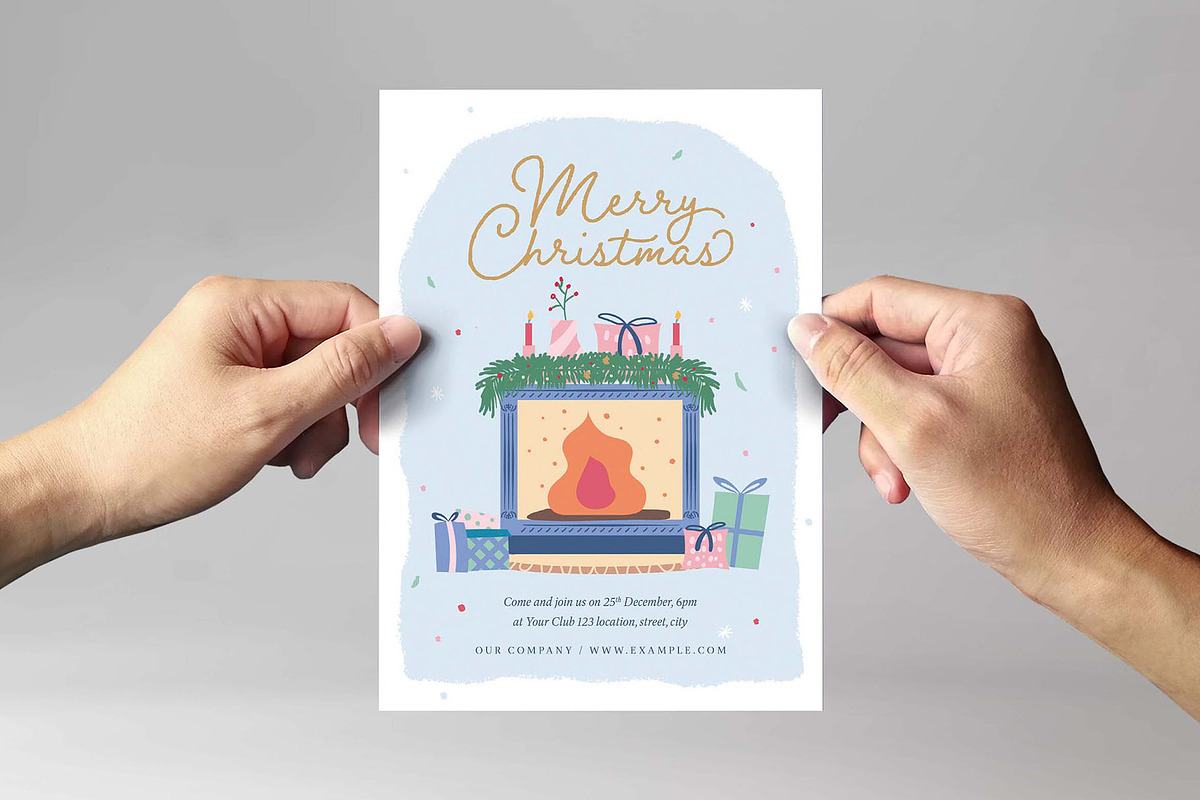 Christmas Flyer with Festive Scene, a Flyer Template by BrandPacks (Photo 2 of 5)