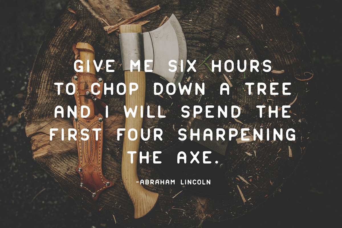 Woodcrafter Sans - 4 Font Family preview 5