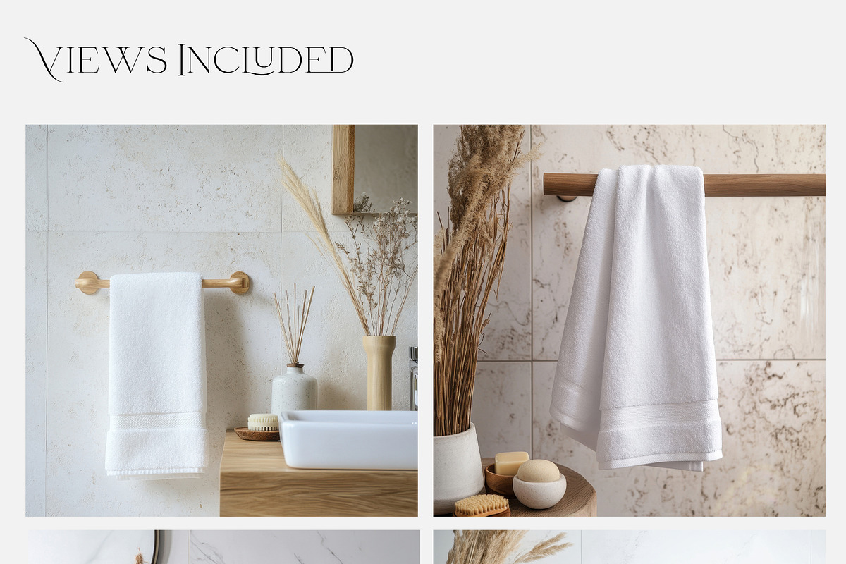 Bath Towels Mockups, a Merchandise Mockup by mock-ups (Photo 2 of 16)