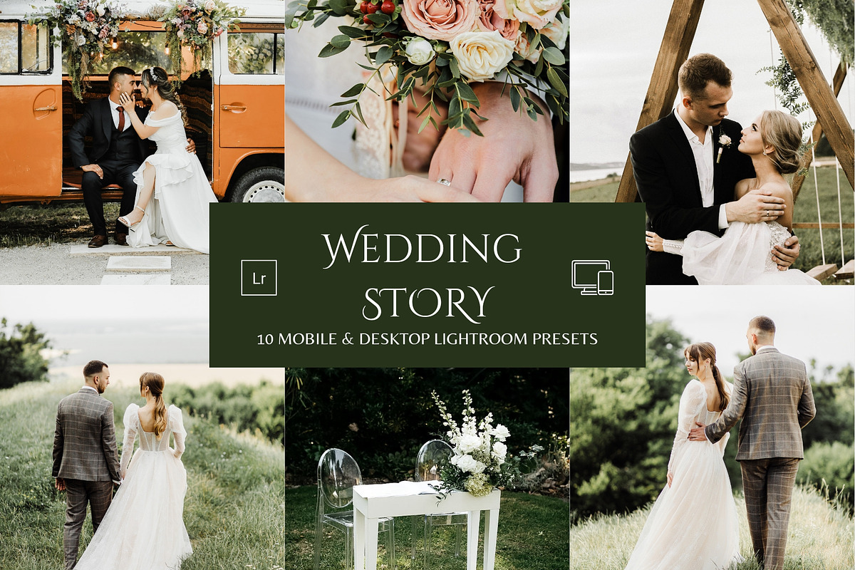 10 Airy Wedding Lightroom Presets, a Preset Add-On by MEPRESETS (Photo 1 of 8)