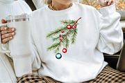 Evergreen Clipart Watercolor Christm, an Illustration by Sublimation Artist (Thumbnail 4 of 6)