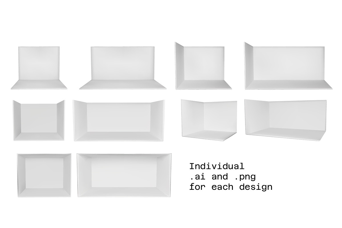 3d Booth Stand Mockup - edit vector, a Merchandise Mockup by MariiaVD (Photo 2 of 2)