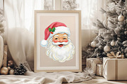 Vintage Christmas Pink Santa PNG, an Illustration by Libby Wishes (Thumbnail 7 of 9)