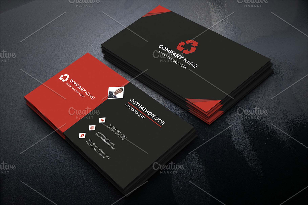 Business Card Template, a Business Card Template by nandinigraphics (Photo 3 of 4)