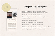 Adelpha Showit Web Template, a Websites & App Template by Figue Studio (Thumbnail 5 of 5)