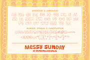 Messy Sunday – Quirky HandDrawn Font, a Handwritten Font by shineink.designlab (Thumbnail 8 of 10)