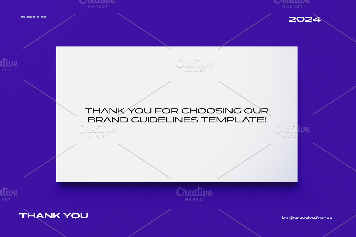 COOLO  Brand Guidelines Template, a Presentation Template by @creative.franco (Photo 8 of 9)