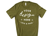 Male Bella Canvas 3001 Mockup Bundle, a Shirt Mockup by lock and page (Thumbnail 30 of 60)