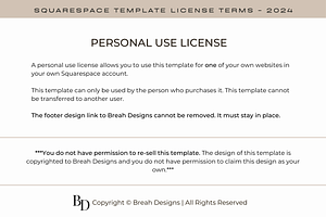 Squarespace Template: Clementine