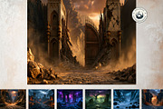 The Lapis Bestiary Persian Backdrops, a Background Graphic by ThatsDesignArt (Thumbnail 11 of 14)