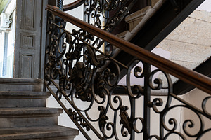 Old staircase in historical part of the Tbilisi city, Georgia, an Architecture Photo by Anna Bogush