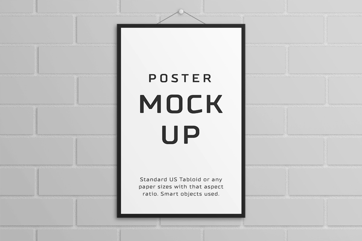 Poster Mock Up – Tabloid, a Print Template by Petr Stránský (Photo 4 of 8)