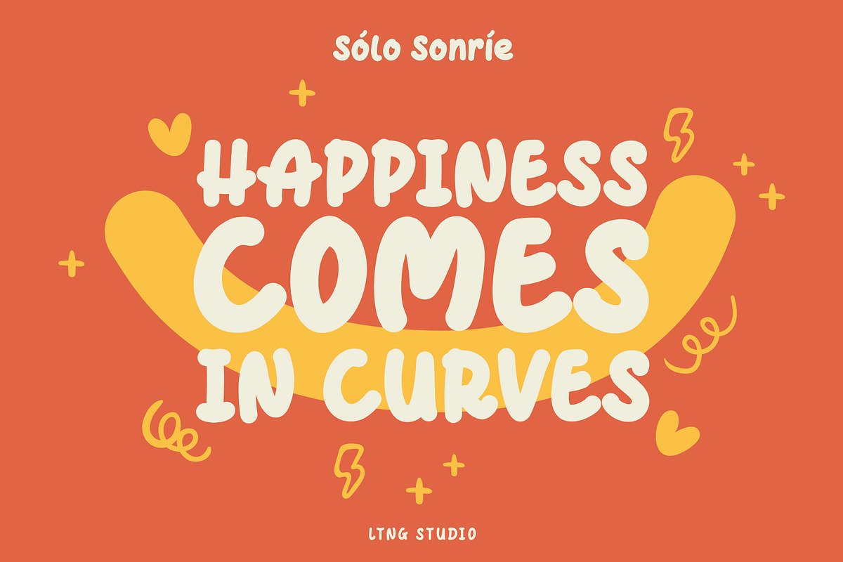 Sólo Sonríe Typeface, a Handwritten Font by LTNG STUDIO (Photo 2 of 9)