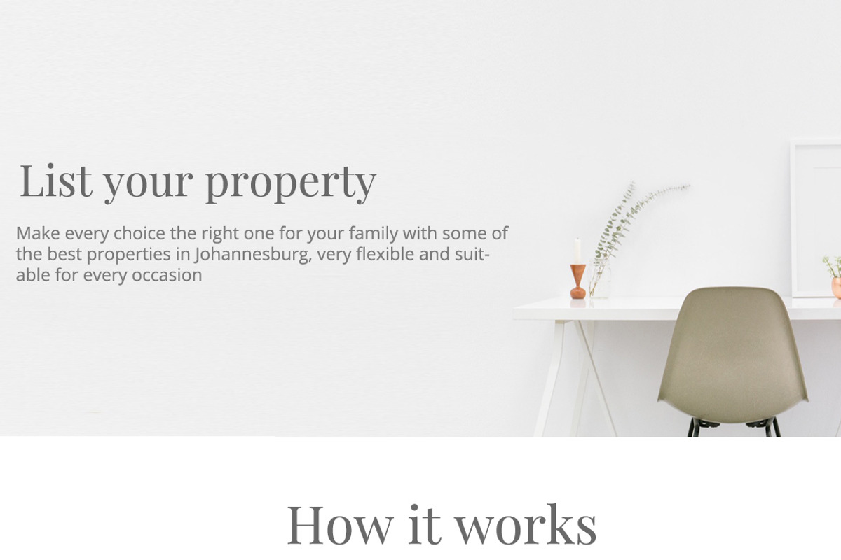 Minimalistic Real Estate Website PSD, a Landing Page Template by NeptuneDesign (Photo 5 of 5)