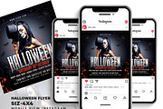 Halloween Party Flyer, a Flyer Template by AfzaalGraphics (Thumbnail 2 of 2)
