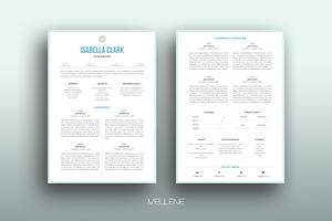 Resume / CV Template - Isabella