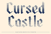 CS Salient Halfpixel, a Blackletter Font by Craft Supply Co. (Thumbnail 3 of 8)