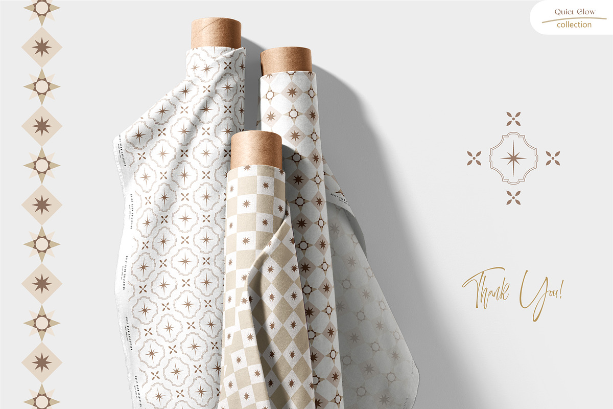 Quiet Glow - Seamless Patterns, a Pattern Graphic by InaCorart (Photo 10 of 10)