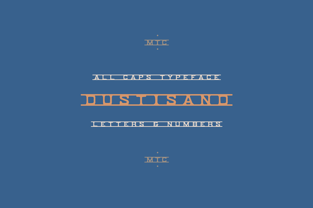 Dustisand, a Font by Maybe This Color (Photo 1 of 4)