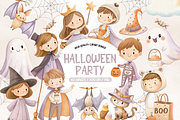 Trick or Treat Clipart, an Illustration by TatiMockup (Thumbnail 1 of 6)