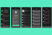 Black Reviews, Opinions Comments App, an App Template by nagaredesignstudio (Thumbnail 2 of 2)