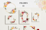 Watercolor Autumn Garden Flowers, an Object Illustration by DiashaArt (Thumbnail 9 of 12)