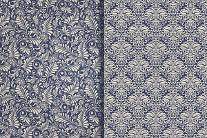 Set Of 10 Seamless Pattern Baroque