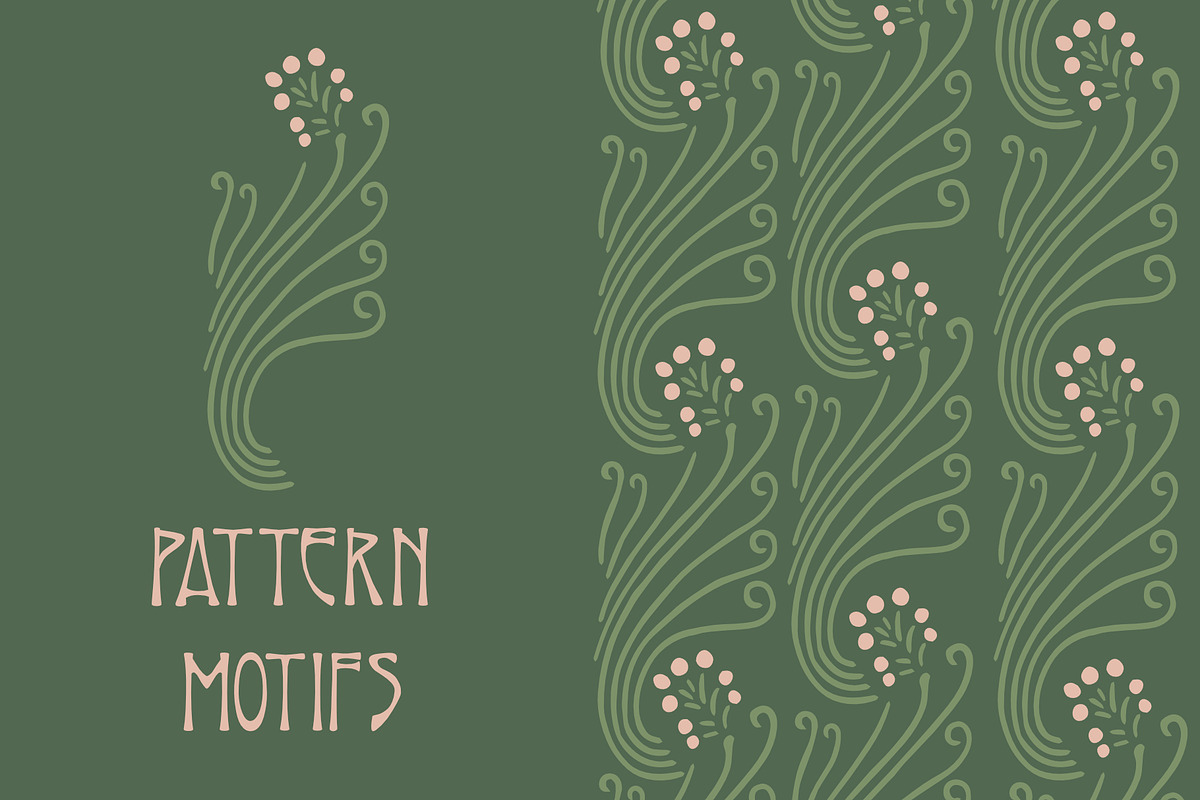 Art Nouveau Graphics Set, an Object Graphic by Liz Kohler Brown (Photo 6 of 27)