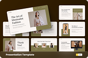 Minimalist Fashion Google Slide, a Presentation Template by GraphauseProject (Thumbnail 1 of 6)