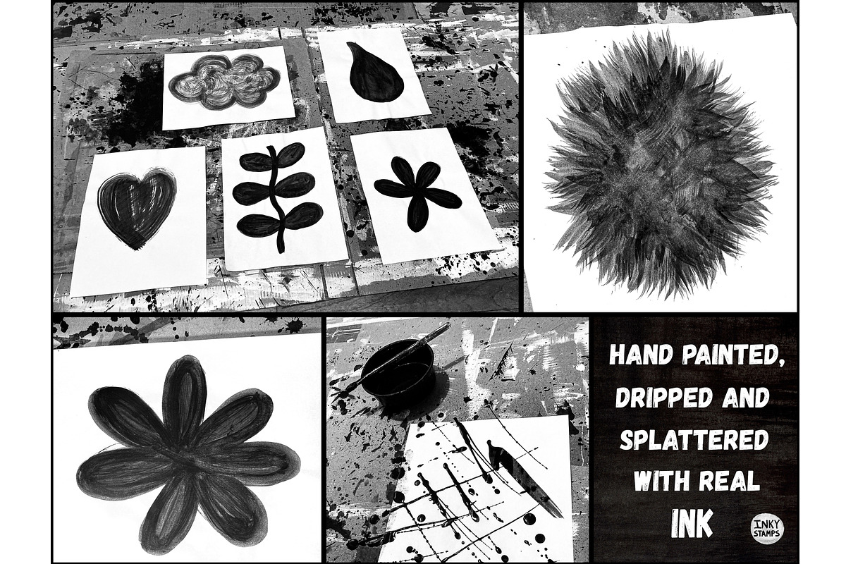Earthy Stamp Brushes - Procreate, a Brush Add-On by INKY STAMP BRUSHES (Photo 9 of 10)