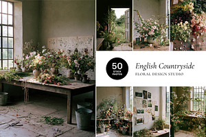50 English Style Floral Stock Photos, a Nature Photo by SB DESIGN
