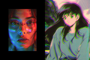 VHS Tape Photo Effect