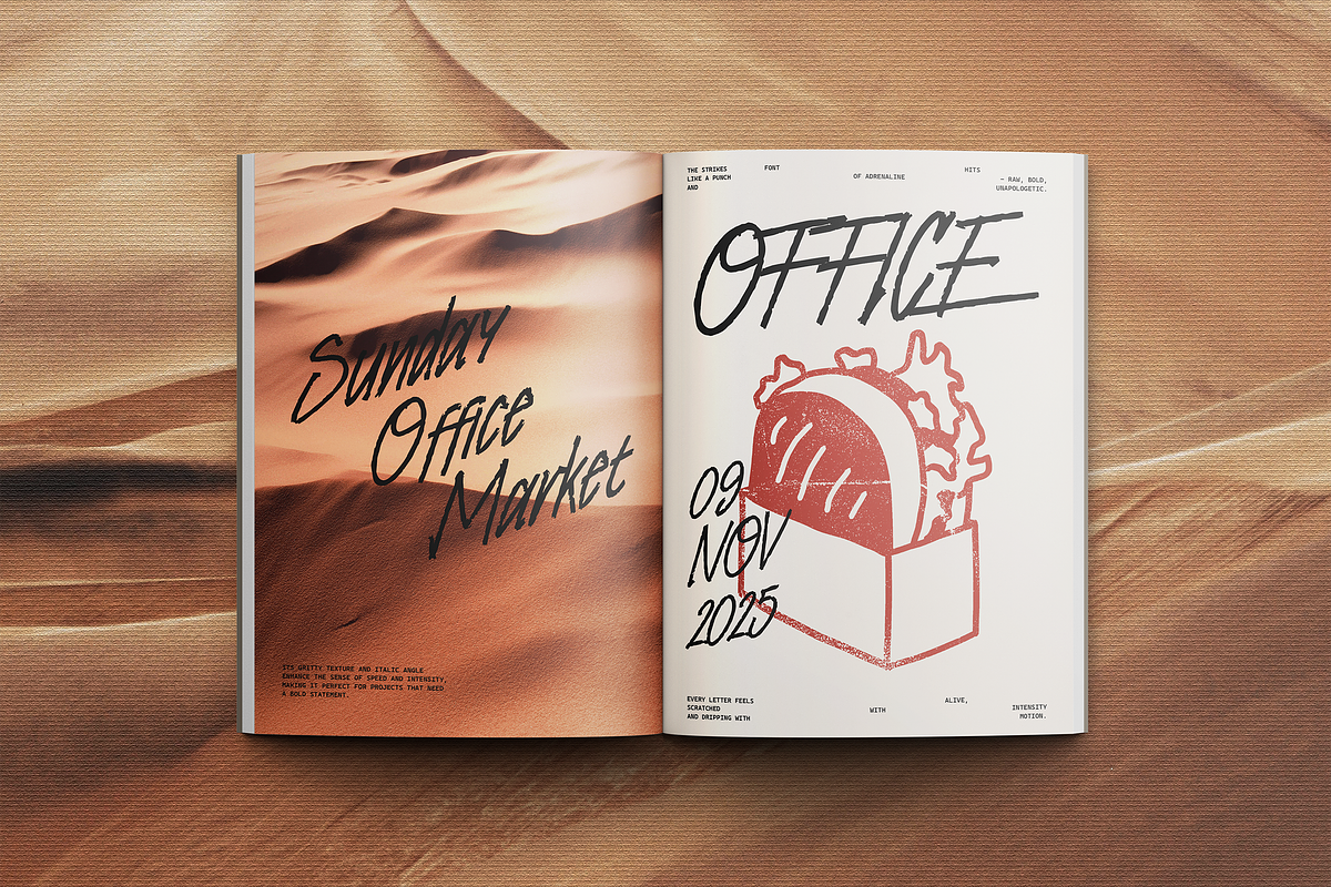 Strikes - Handwritten Brush Font, a Handwritten Font by Typeparties (Photo 12 of 12)