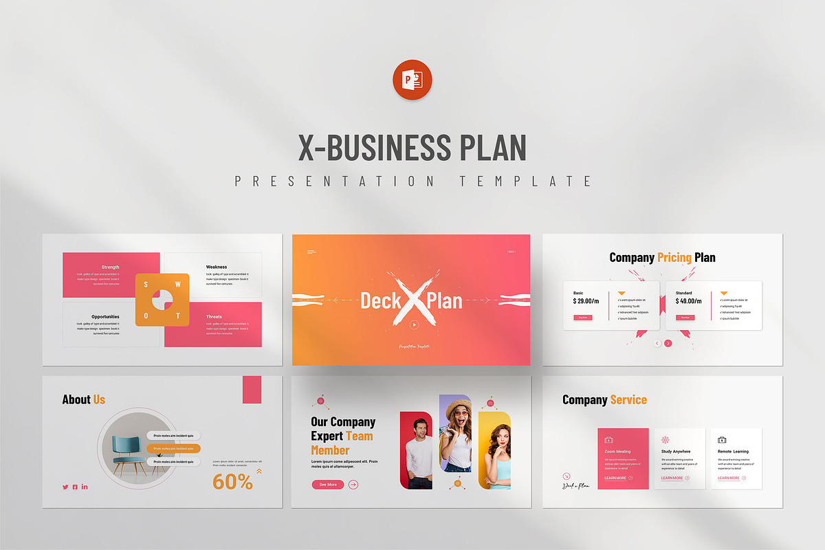 Business X Plan Presentation, a Presentation Template by KreateTribe (Photo 5 of 6)