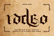 Timeless Medium - Blackletter Font, a Blackletter Font by 177Studio (Thumbnail 6 of 8)