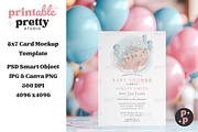 Balloon Card Mockup PSD 5x7, a Product Mockup by Printable Pretty Studio (Thumbnail 5 of 7)