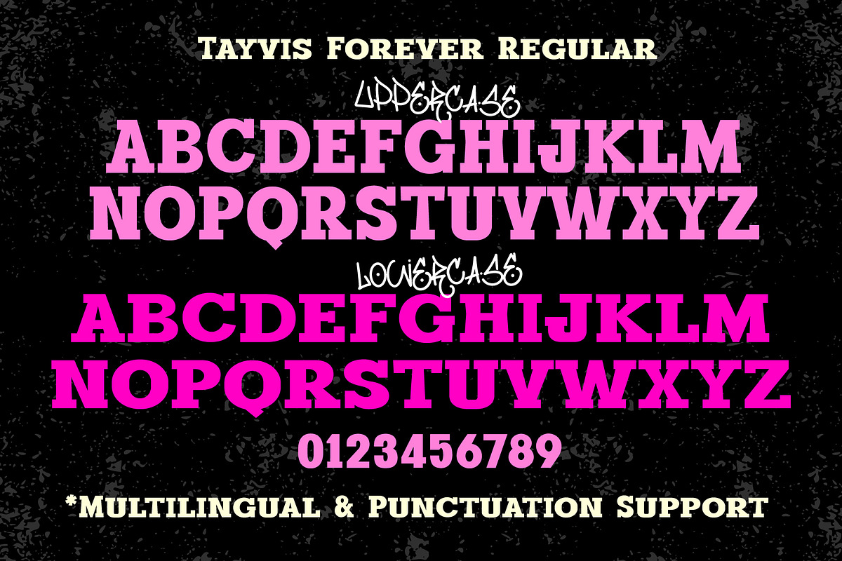 Tayvis Forever, a Slab Serif Font by BBtypeStudios (Photo 10 of 14)