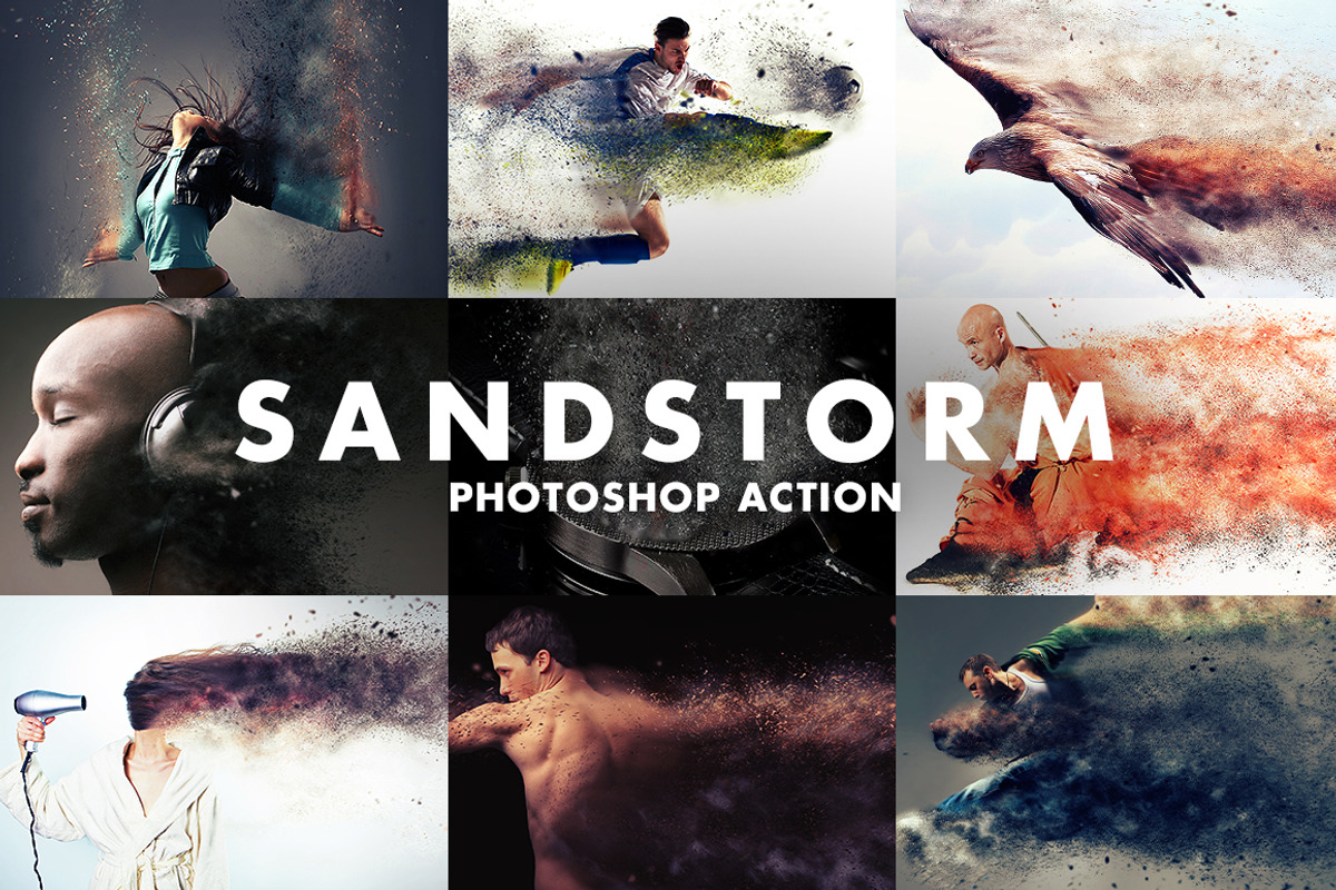 Sandstorm Photoshop Action, an Action Add-On by Sevenstyles (Photo 2 of 12)