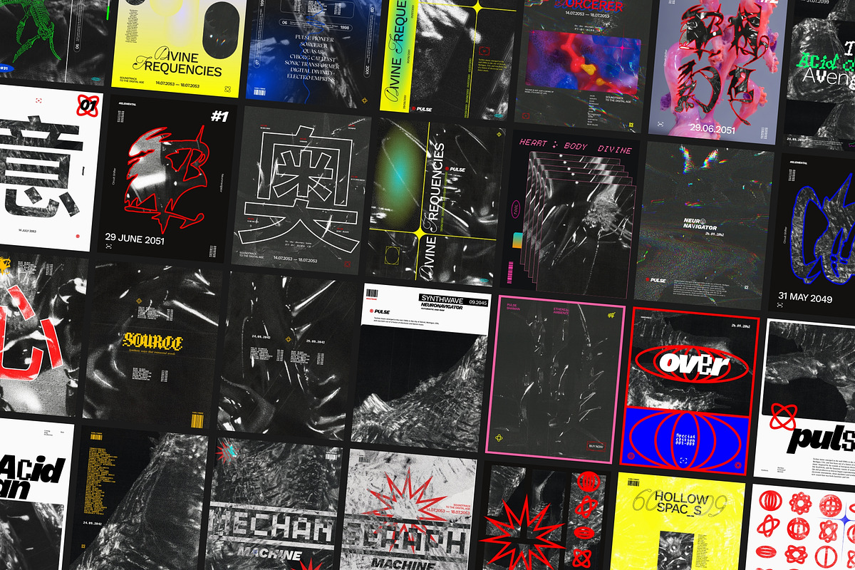 Techno Scanner - High-res Textures, a Texture Graphic by Nomad Visuals (Photo 10 of 17)