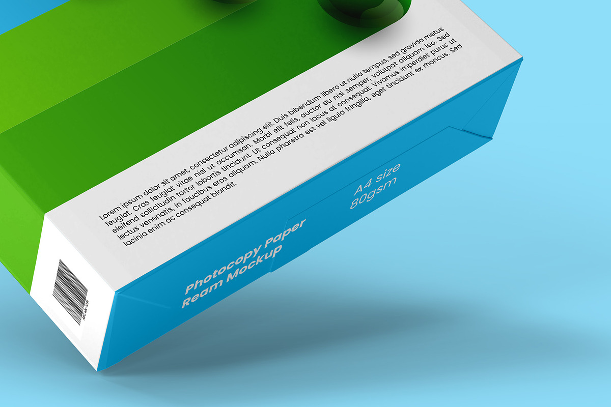 Photocopy Paper Ream Mockup, a Packaging Mockup by Illusiongraphic (Photo 15 of 20)