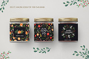 Christmas Florals Bundle, a Decorative Illustration by Cozy pattern shop (Thumbnail 2 of 13)