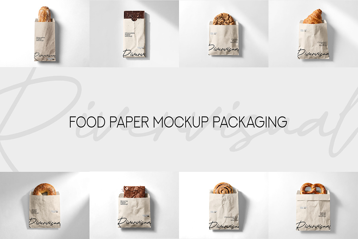 Food Paper Mockup, a Packaging Mockup by River Visual (Photo 1 of 16)