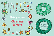 Xmas Cats: clip-art, patterns, cards, an Illustration by Zooza Art (Thumbnail 5 of 11)